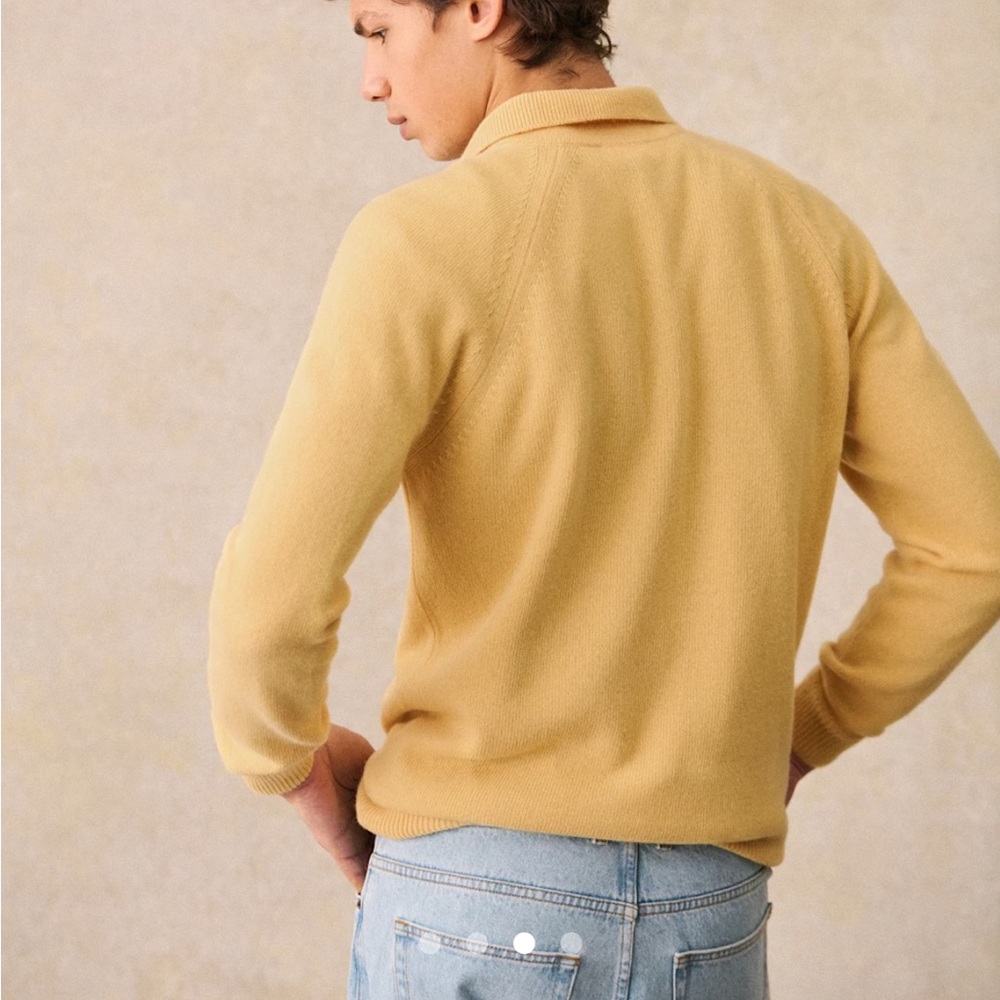 octobre Moreno Sweater Pastel Yellow - Size S